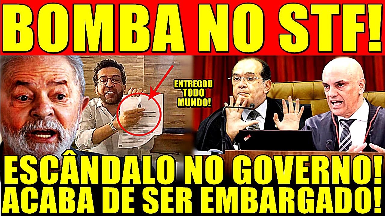 BOMBA NO STF!! ESCÂNDALO ACABA DE EXPLODIR! DESEMBARGADORA SOLTA BOMBA! JANONES ENTREGOU TODO MUNDO! - YouTube