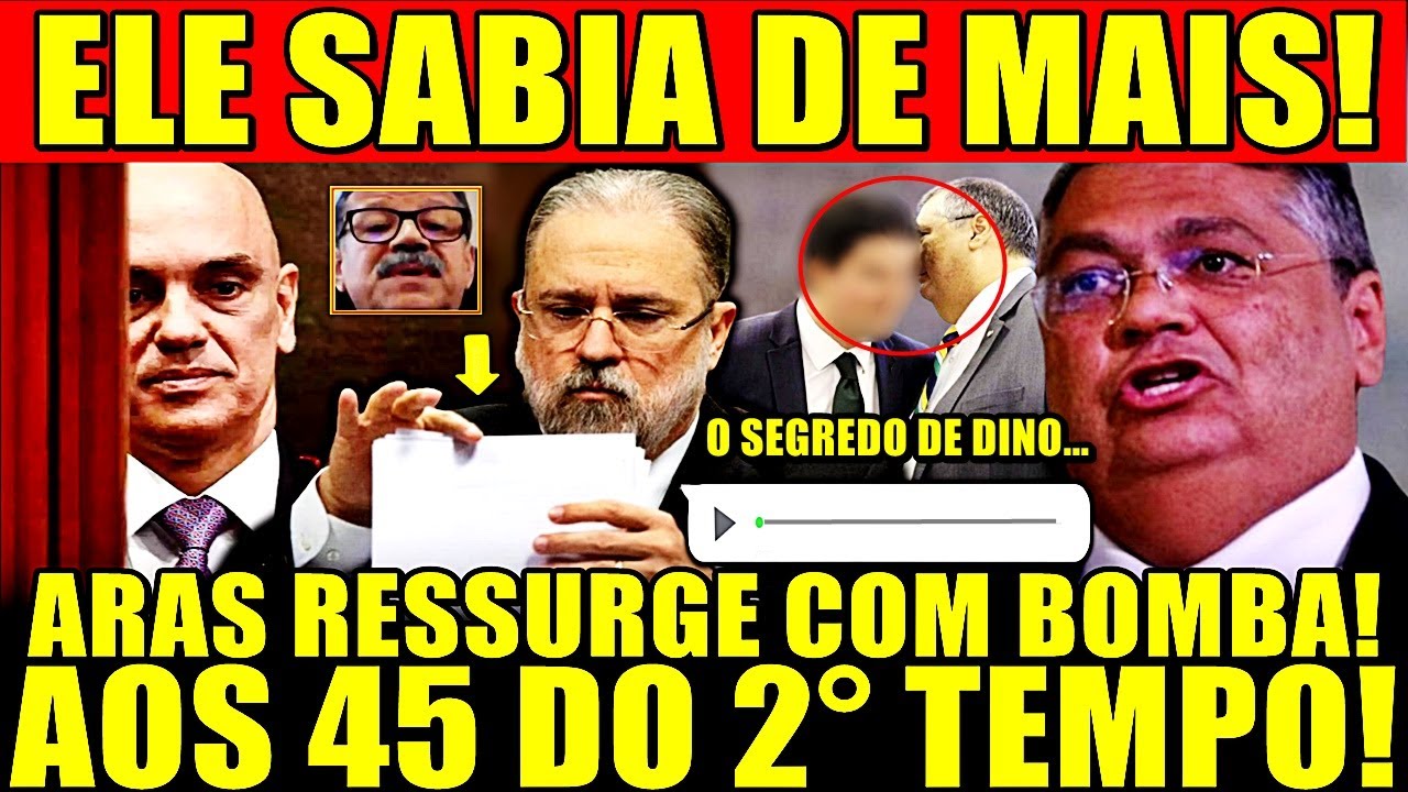 AOS 45 DO 2° TEMPO!! ARAS RESSURGE! BOMBA NA MESA DE MORAES! SEGREDO DE DINO NÃO DUROU MUITO TEMPO! - YouTube